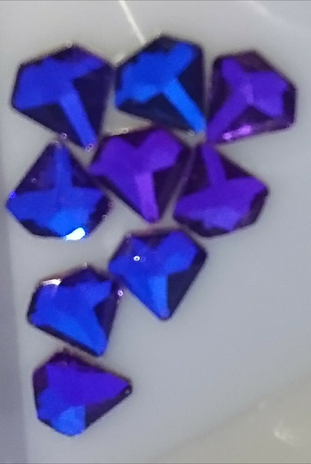 Diamond Rainbow Crystals 10 pack - Nirvana Nail and Beauty Supplies 