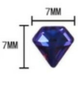 Diamond Rainbow Crystals 10 pack - Nirvana Nail and Beauty Supplies 