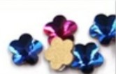 Flower shaped rainbow crystals 10 pack - Nirvana Nail and Beauty Supplies 