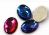 Oval rainbow crystals - Nirvana Nail and Beauty Supplies 