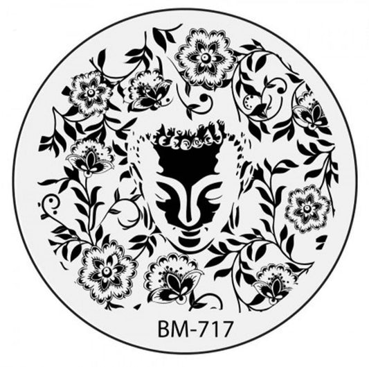 Secret Garden - Floral Enlightenment (BM-717) Stamping Plate