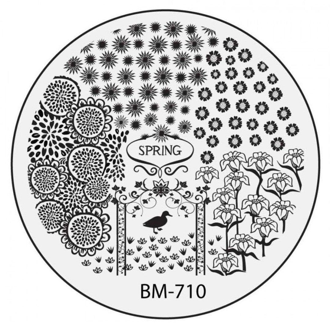 Secret Garden - Do The Duck Walk (BM-710) Stamping Plate