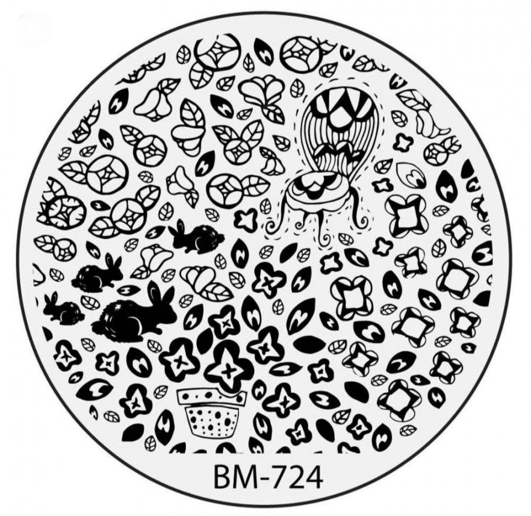 Secret Garden - Peter Don't Get Caught (BM-724) Stamping Plate