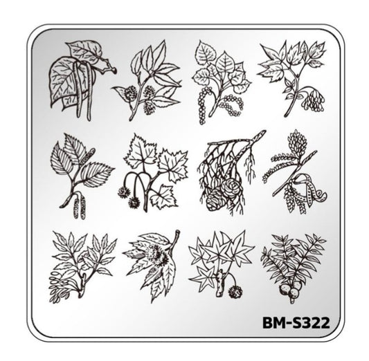 Botanicals: Branch Out (BM-S322)  Stamping Plate