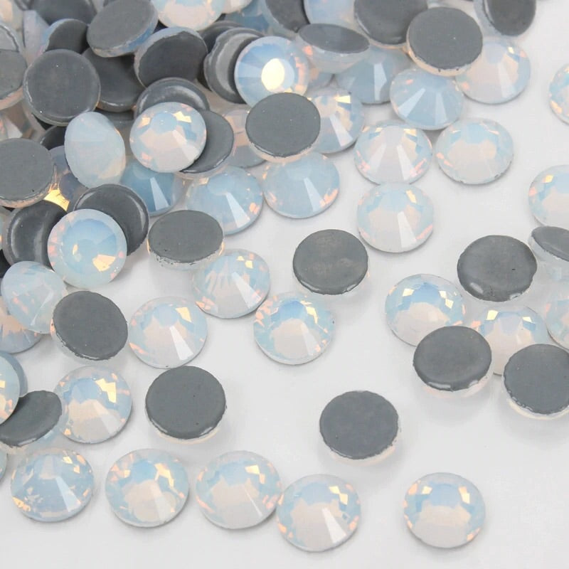 Goddess White Opal Nail Crystals Available in Multiple Sizes